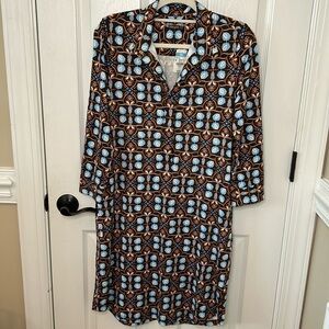 J. McLaughlin Berlin Dress in Atlas Tile (S)  NWT